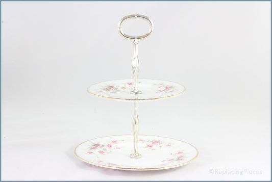 Paragon/Royal Albert - Victoriana Rose - 2 Tier Cake Stand