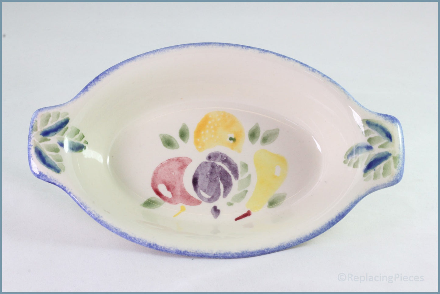 Poole - Dorset Fruit - Oval Handled Roaster (Small)