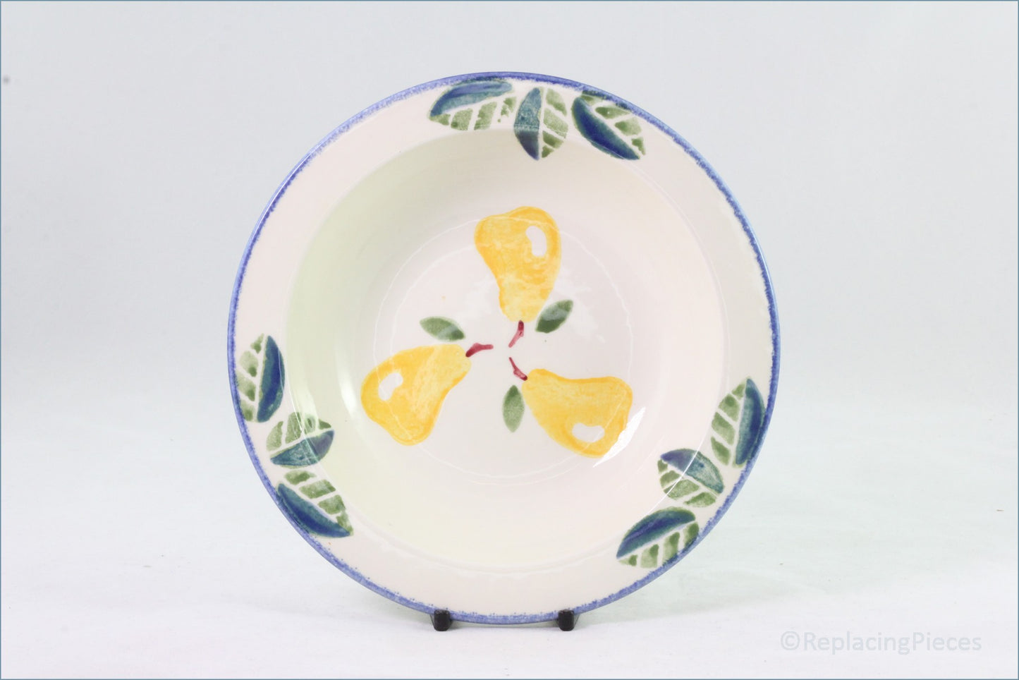 Poole - Dorset Fruit - 7 1/4" Rimmed Cereal Bowl (Pear)