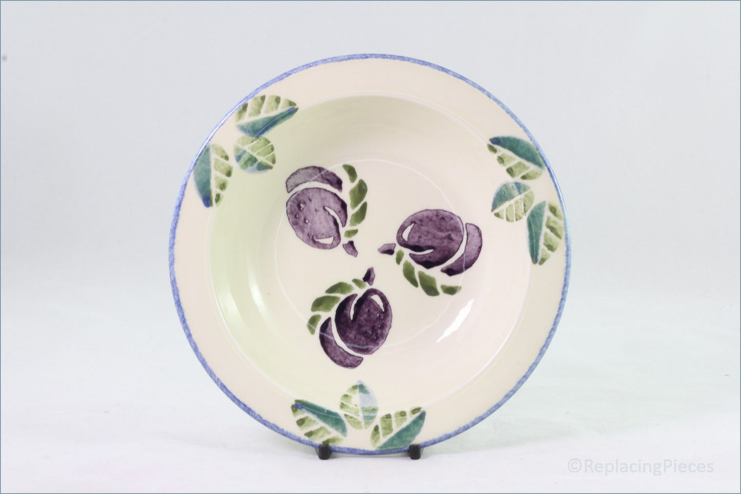 Poole - Dorset Fruit - 7 1/4" Rimmed Cereal Bowl (Plum)