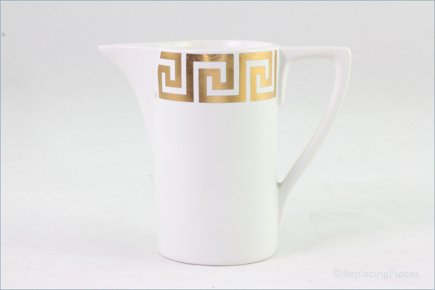Portmeirion - Greek Key (White And Gold) - Cream Jug