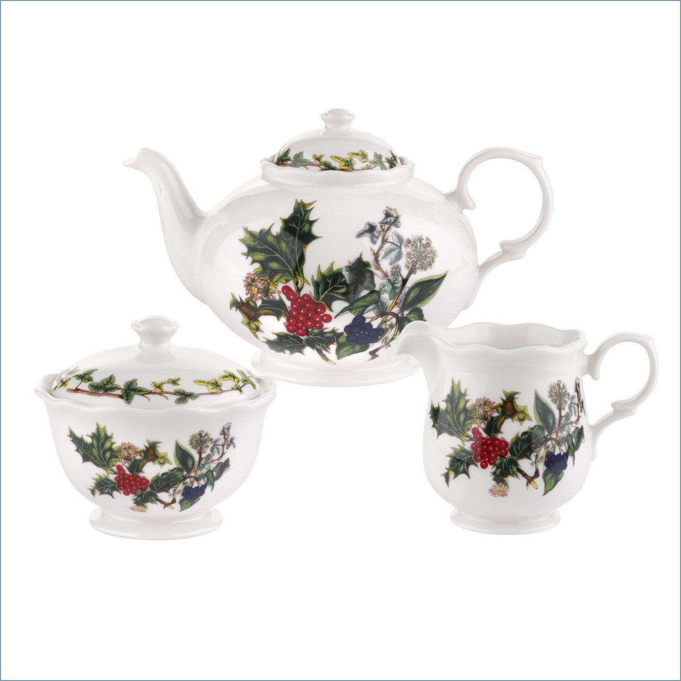 Portmeirion - The Holly & The Ivy - 3 Piece Tea Set