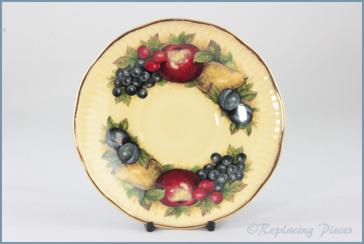 Queens - Antique Fruit Series - Tea Saucer