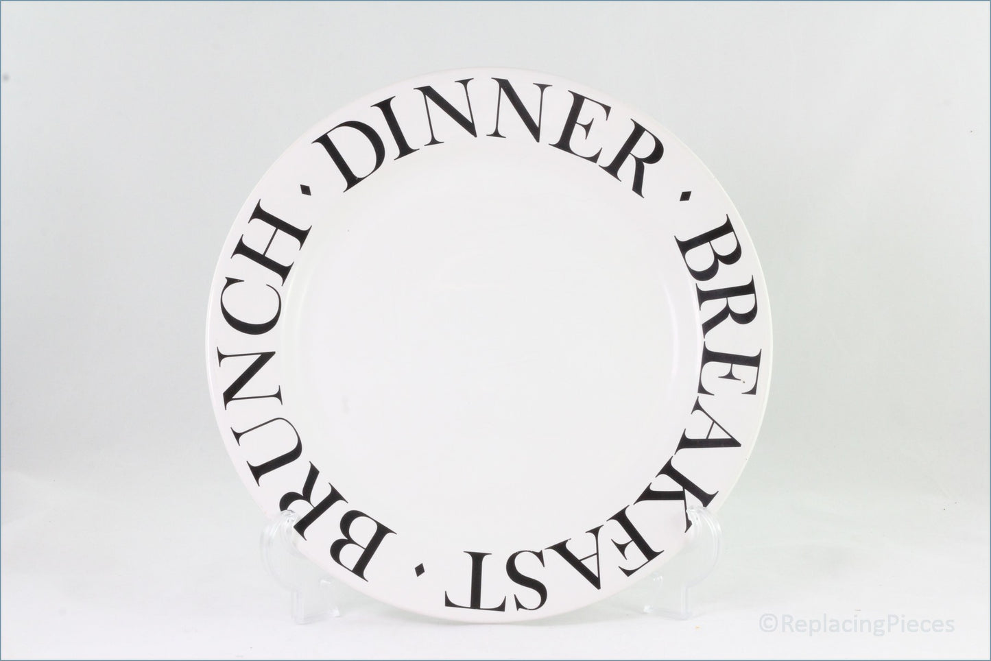 RPW168 - Whittards - Dinner Plate (Script)