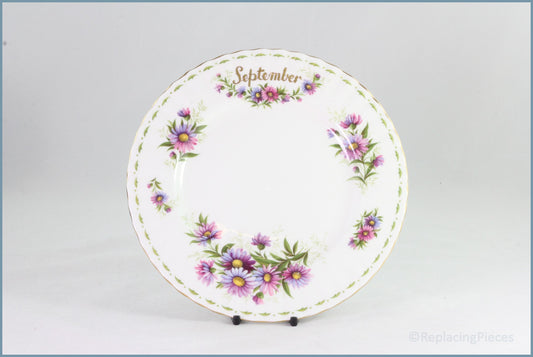 Royal Albert - Flower Of The Month (September) - 8 1/4" Salad Plate
