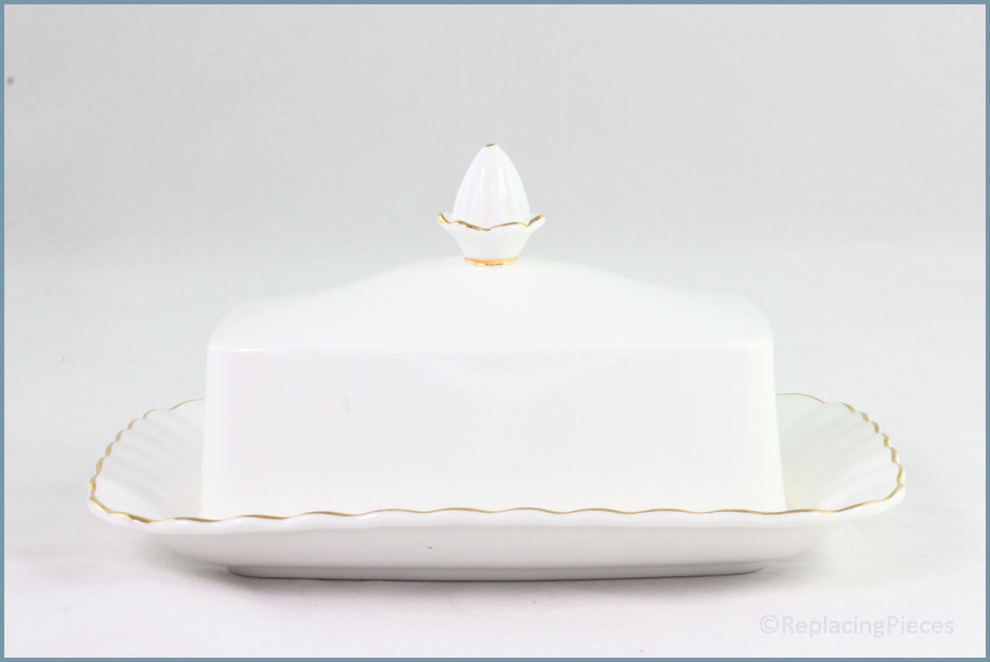 Royal Albert - Val D'Or - Lidded Butter Dish