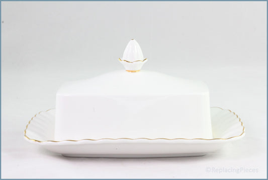 Royal Albert - Val D'Or - Lidded Butter Dish