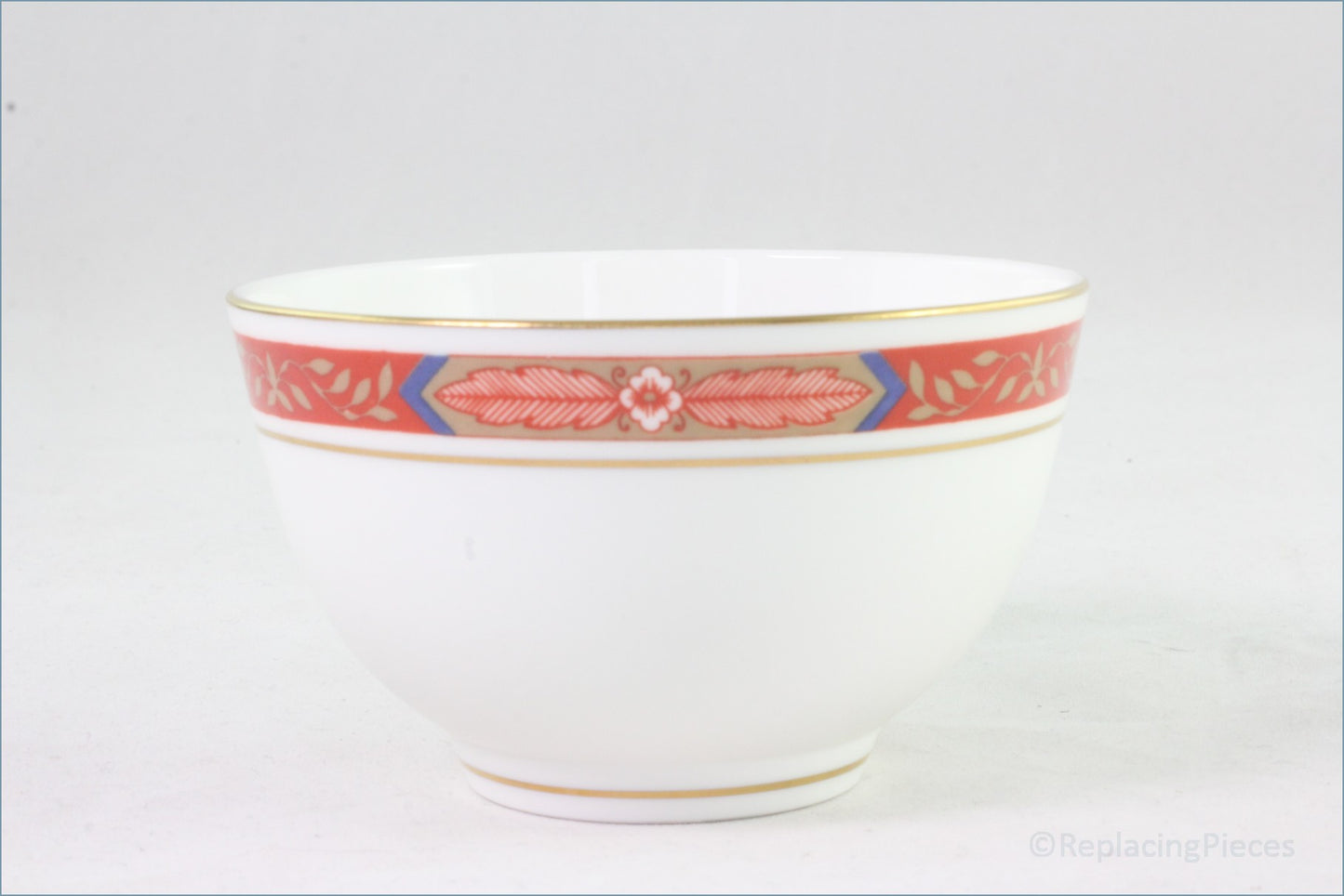 Royal Worcester - Beaufort Red - Open Sugar Bowl