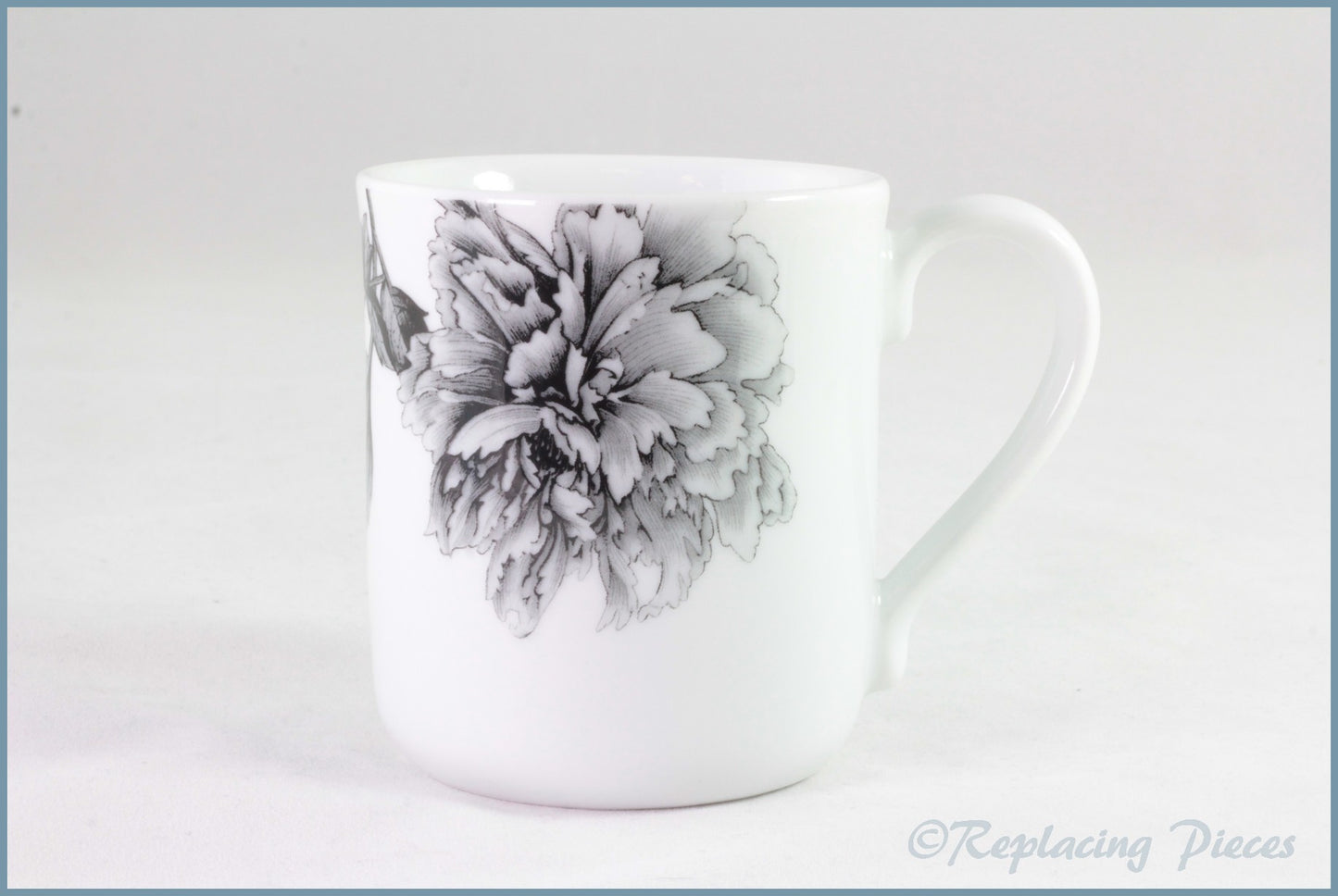 Royal Worcester - Black Peony - Mug