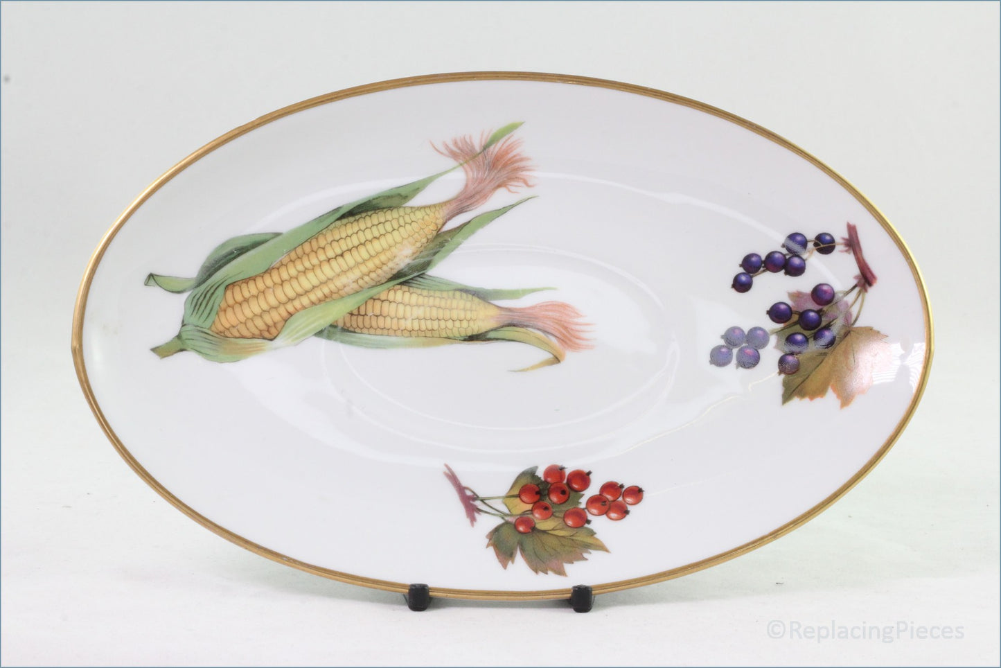 Royal Worcester - Evesham Gold - Gravy Boat Stand
