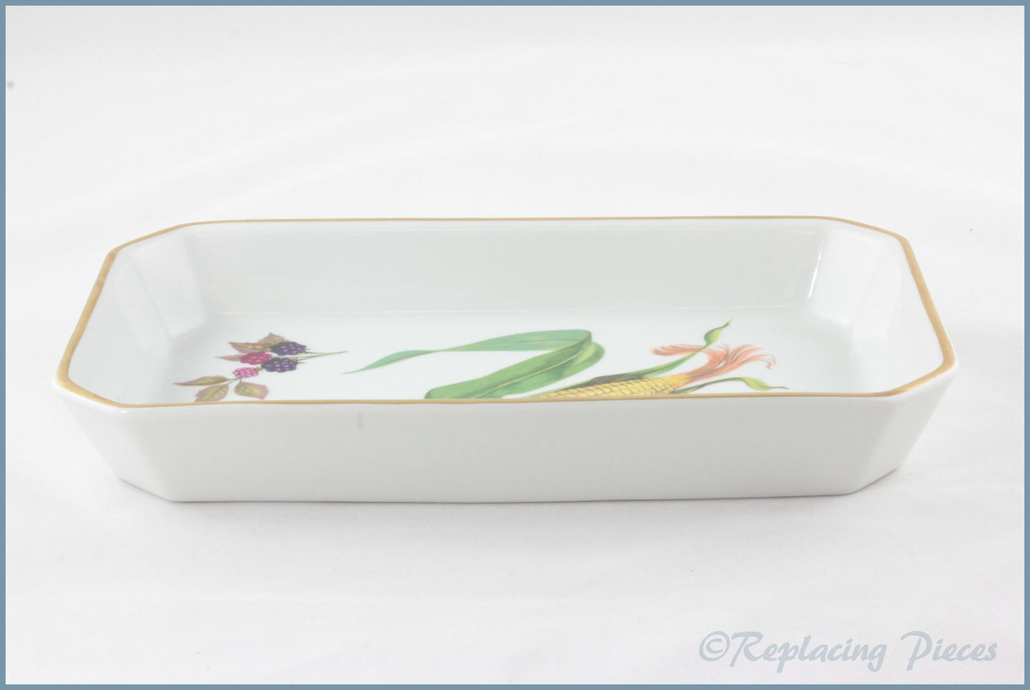 Royal Worcester - Evesham Gold - 11 1/4" Oblong Roaster