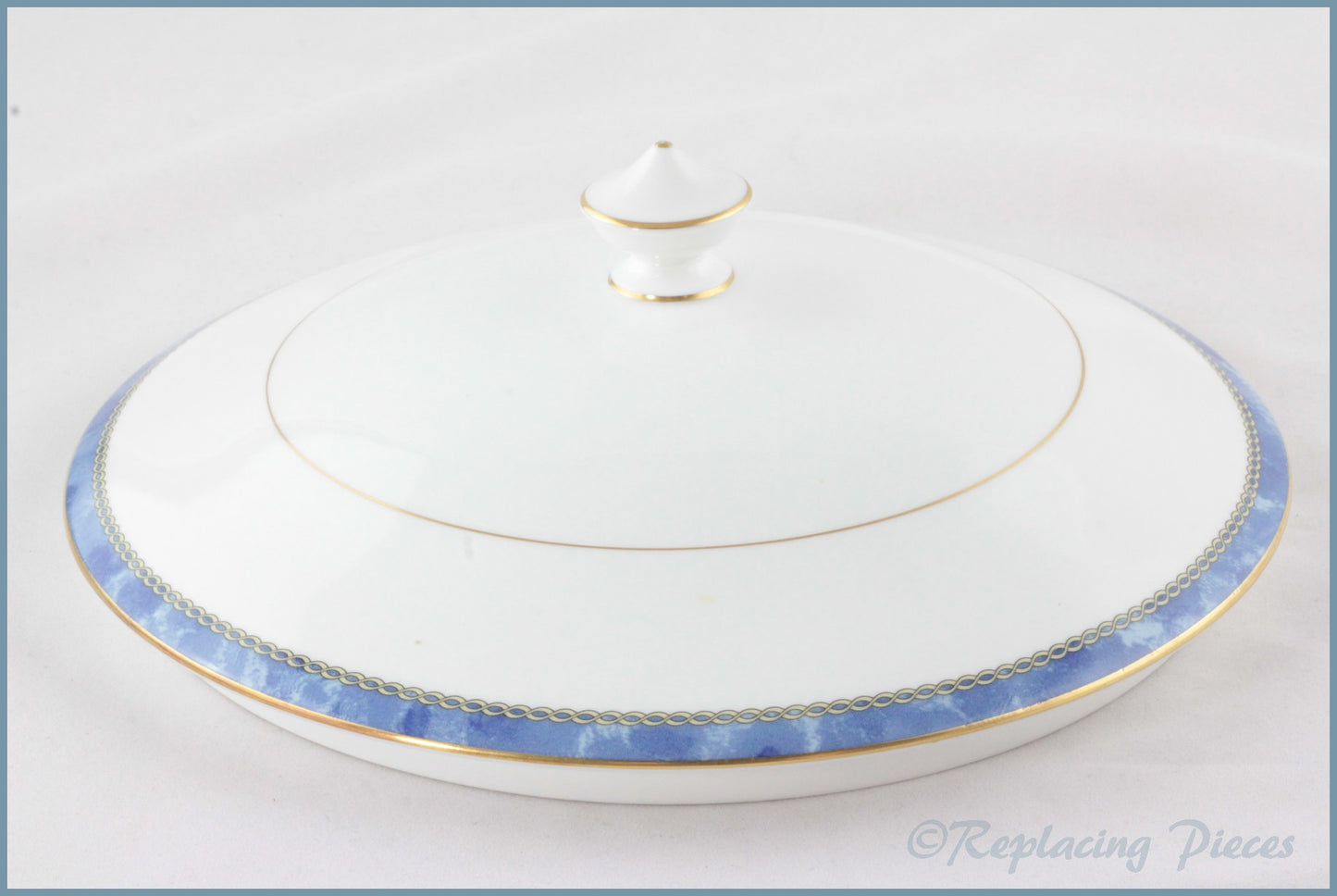 Royal Worcester - Medici (Blue) - Tureen Lid