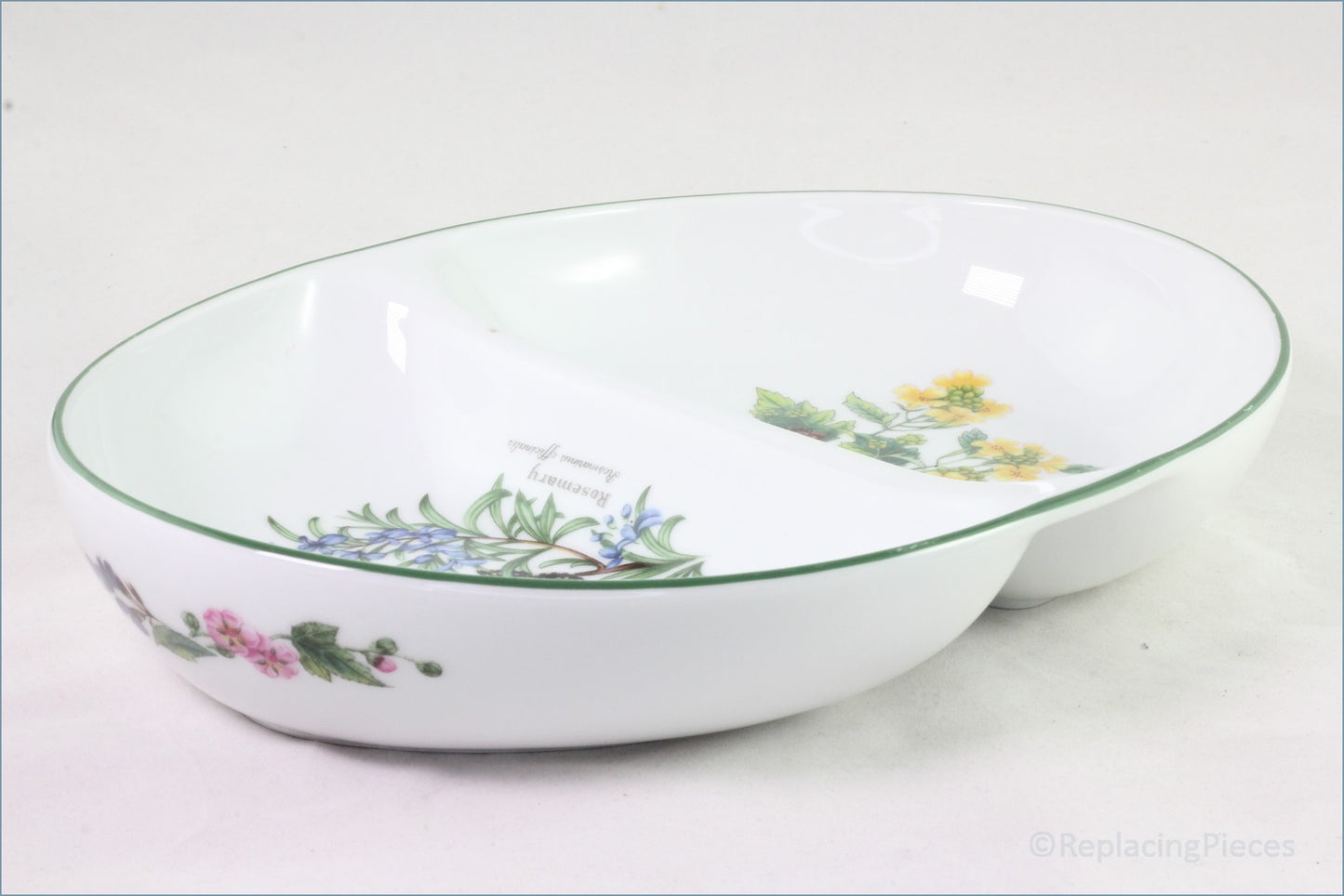 Royal Worcester - Worcester Herbs - Oval Divided Roaster
