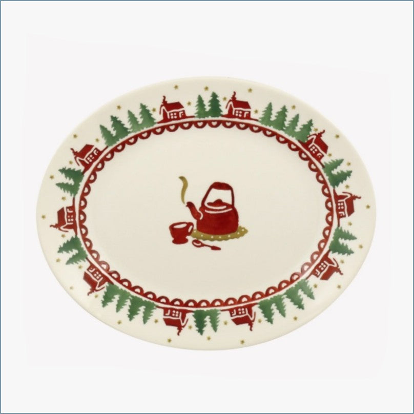 Emma Bridgewater Christmas Cabin Small Oval Platter ReplacingPieces