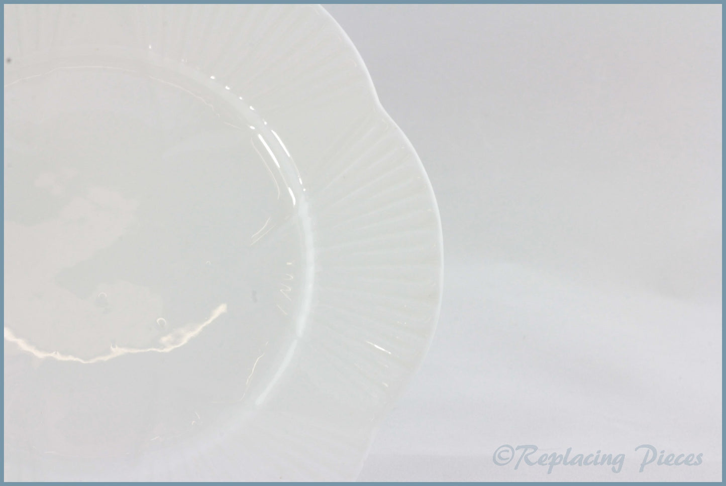 Shelley - Dainty White - 6" Side Plate
