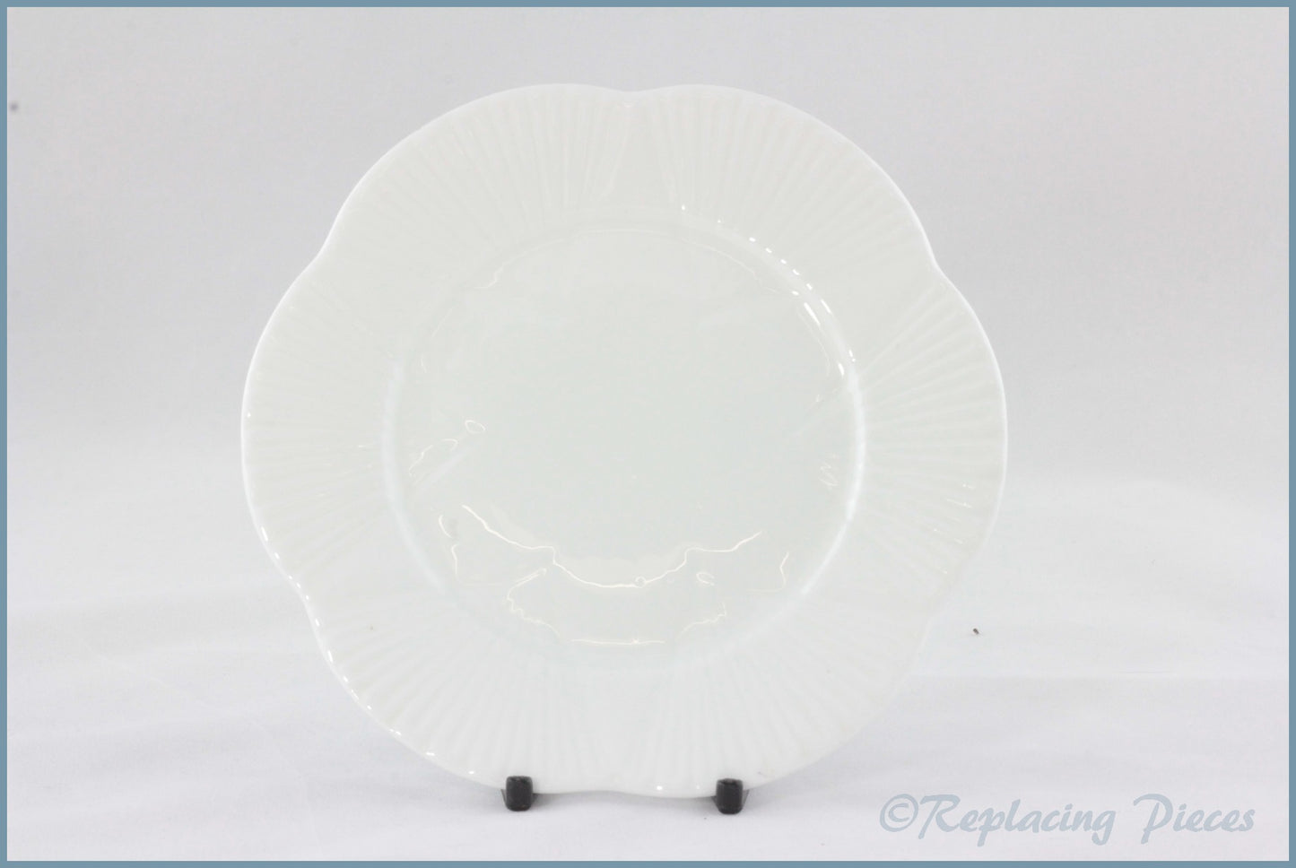 Shelley - Dainty White - 6" Side Plate