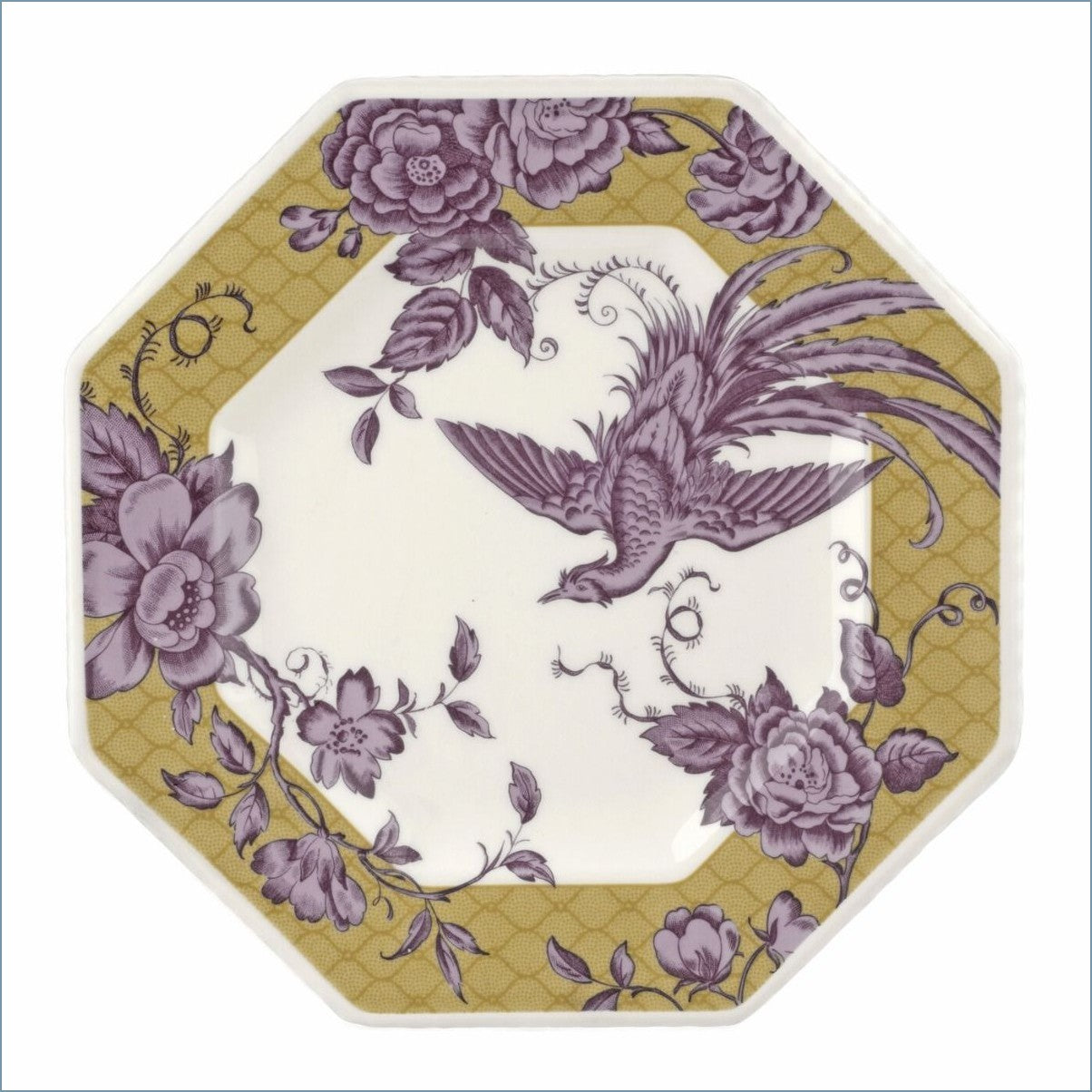 Spode - Kingsley (Ochre) - 9 1/2" Octagonal Plate