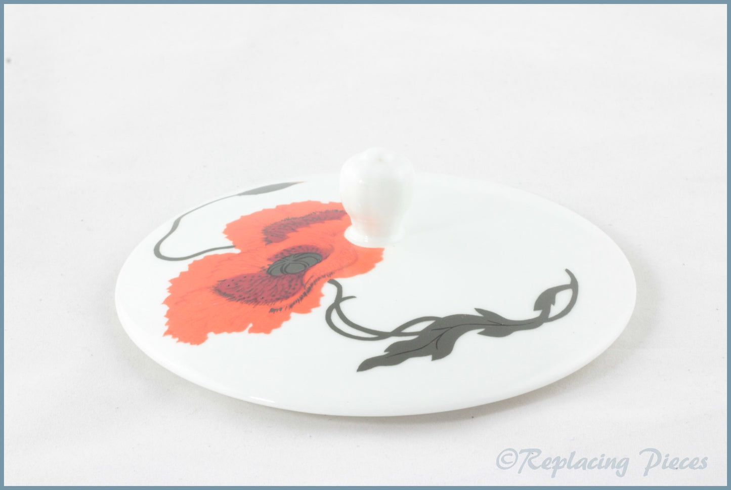 Wedgwood (Susie Cooper) - Cornpoppy - Bon Bon Dish (Lid ONLY)
