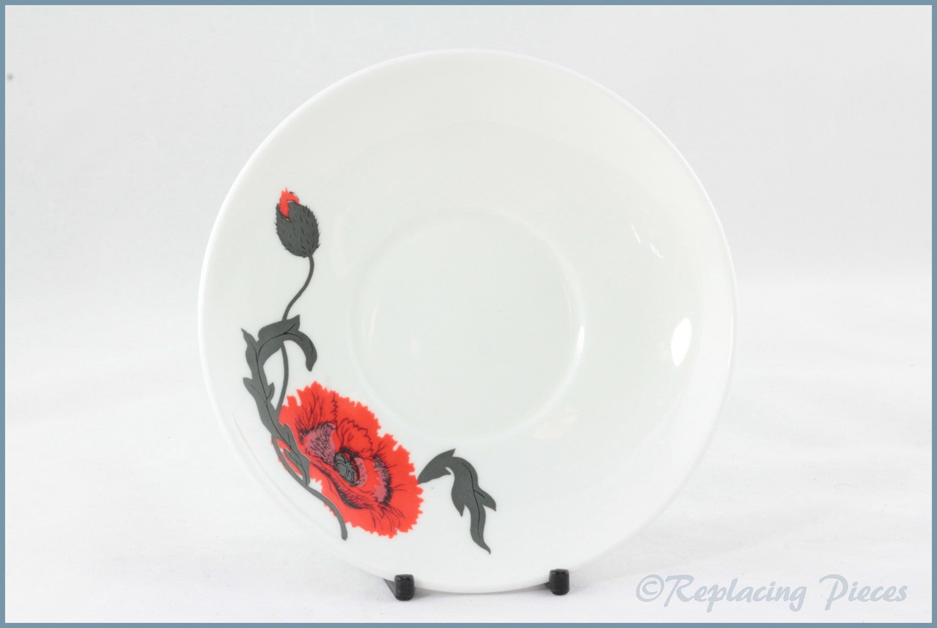 Wedgwood (Susie Cooper) - Cornpoppy - Tea Saucer