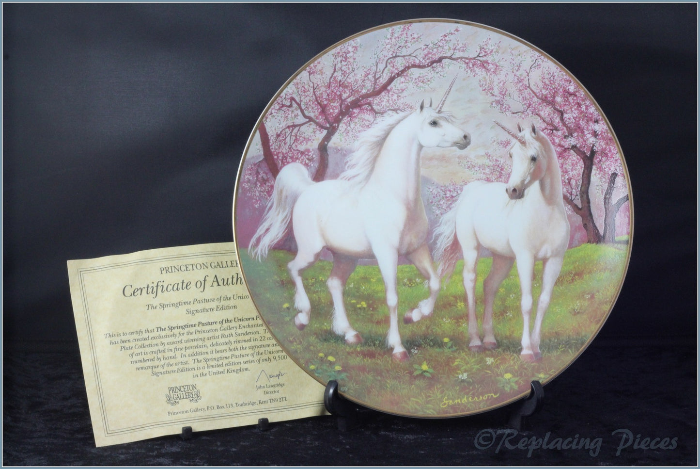 Princeton Gallery - Enchanted World Of The Unicorn - The Springtime Pasture Of The Unicorn