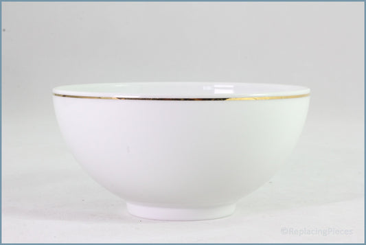 Thomas - White With Thin Gold Band - 5 1/2" Noodle Bowl