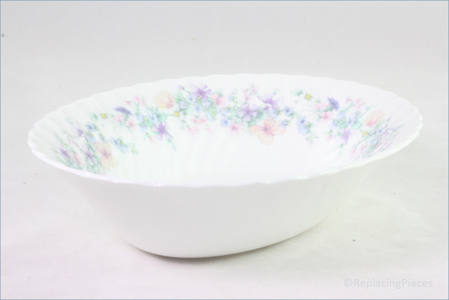 Wedgwood - Angela (Fluted) (R4870) - Open Vegetable Dish