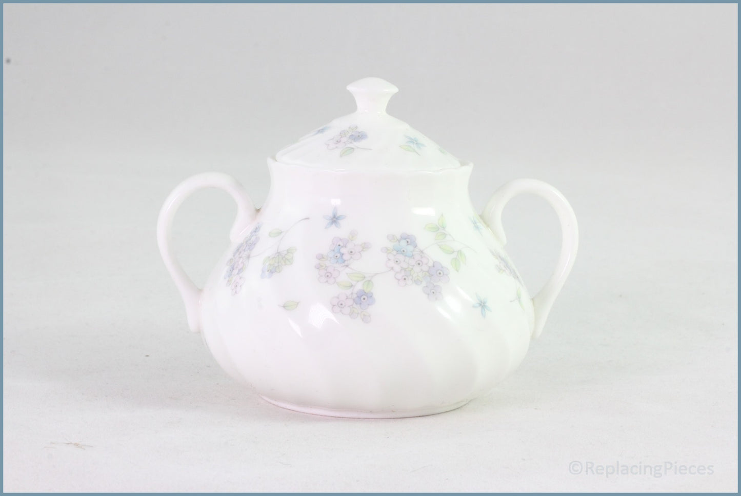 Wedgwood - April Flowers - Lidded Sugar Bowl (Coffee)