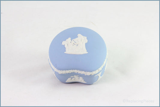 Wedgwood - Jasperware (Pale Blue) - Box - Kidney Shaped