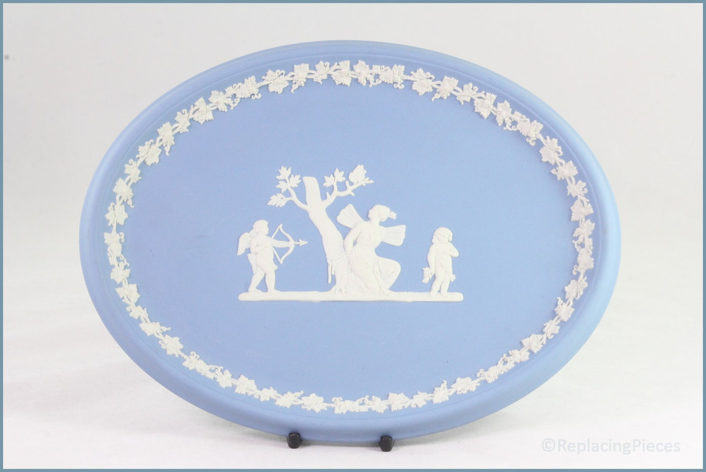 Wedgwood - Jasperware (Pale Blue) - Dressing Table Tray