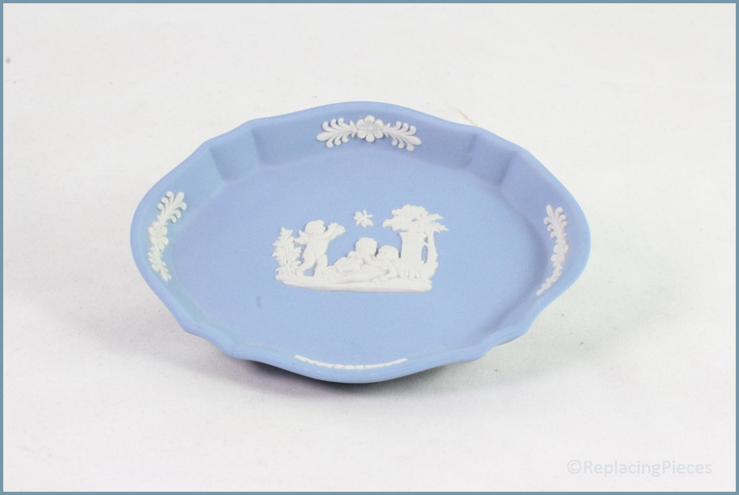 Wedgwood - Jasperware (Pale Blue) - Pin Tray (no.2)