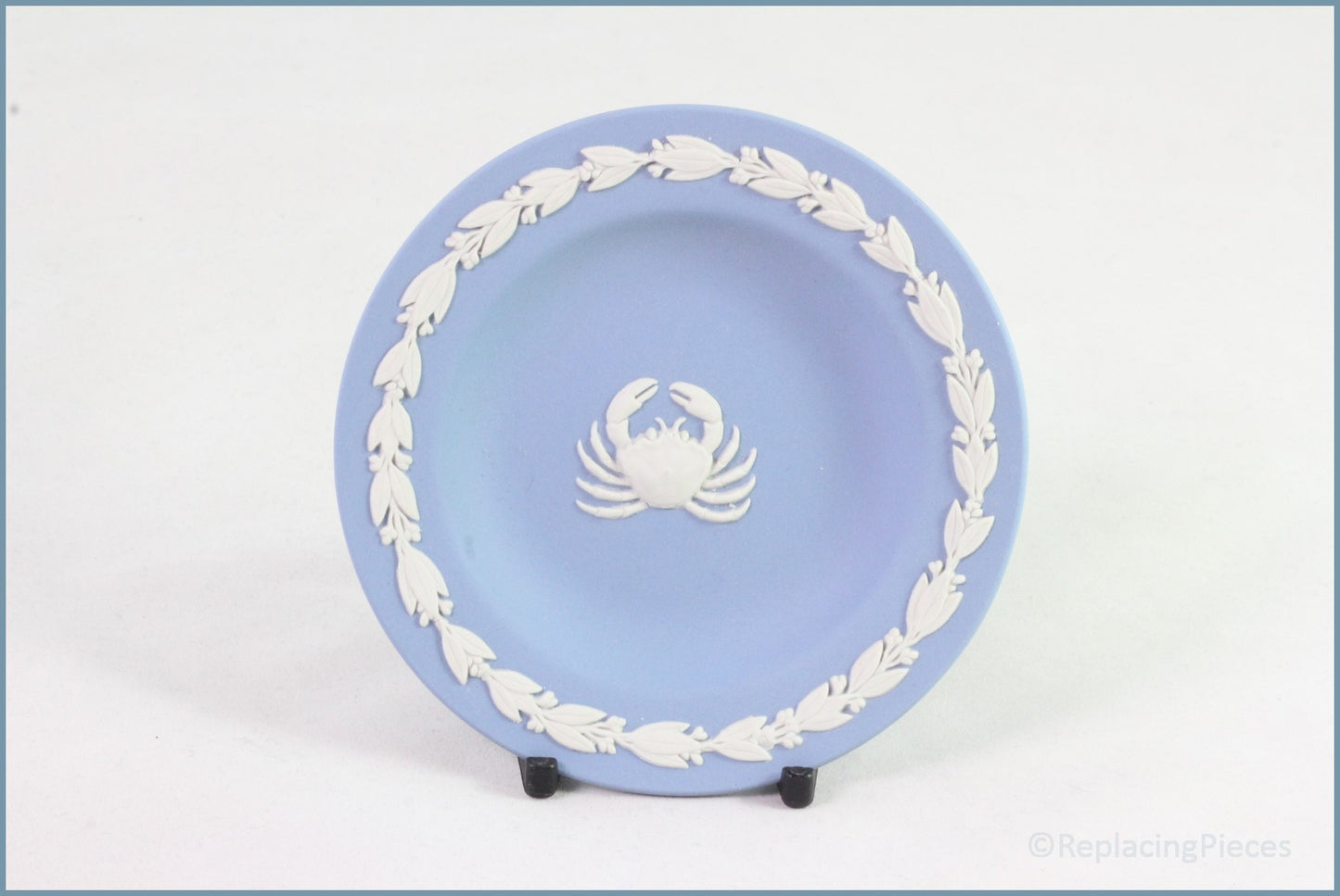 Wedgwood - Jasperware (Pale Blue) - Zodiac Pin Tray - Cancer