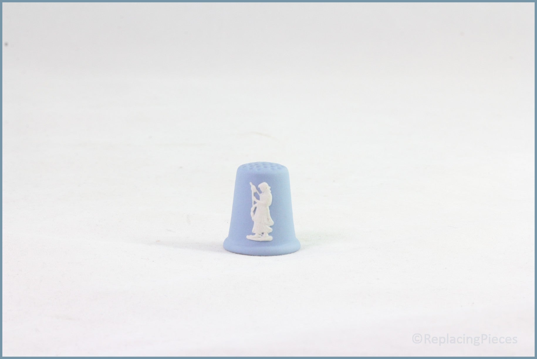 Wedgwood - Jasperware (Pale Blue) - Thimble (no.1)