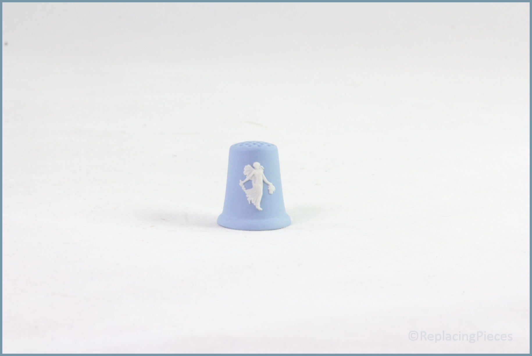 Wedgwood - Jasperware (Pale Blue) - Thimble (no.2)