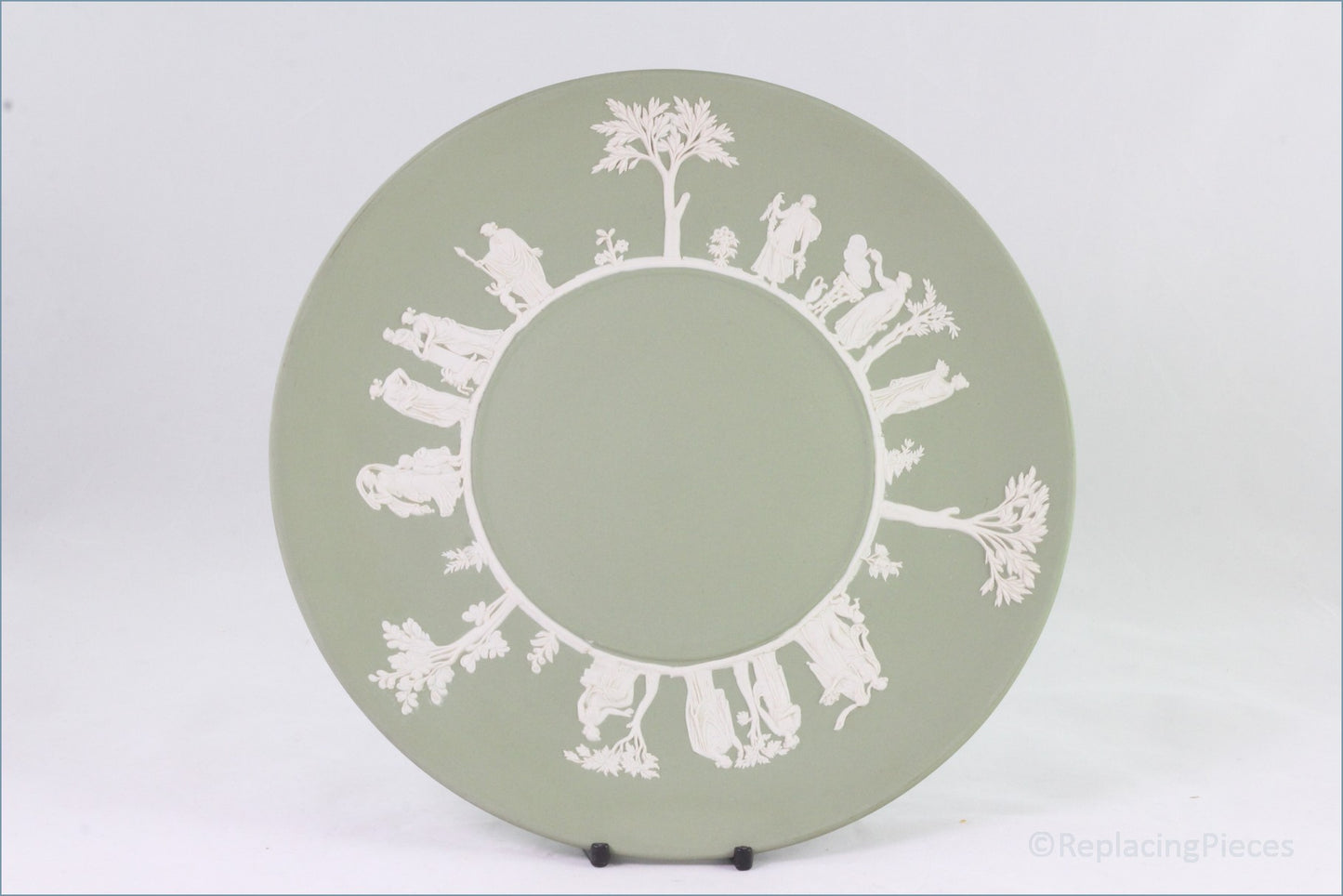 Wedgwood - Jasperware (Sage Green) - Bread & Butter Plate