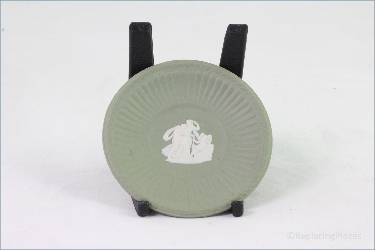 Wedgwood - Jasperware (Sage Green) - Miniature Plaque - WWJWG32