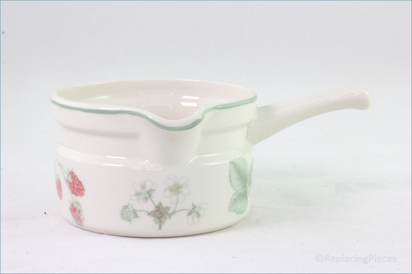 Wedgwood - Raspberry Cane - Gravy Boat