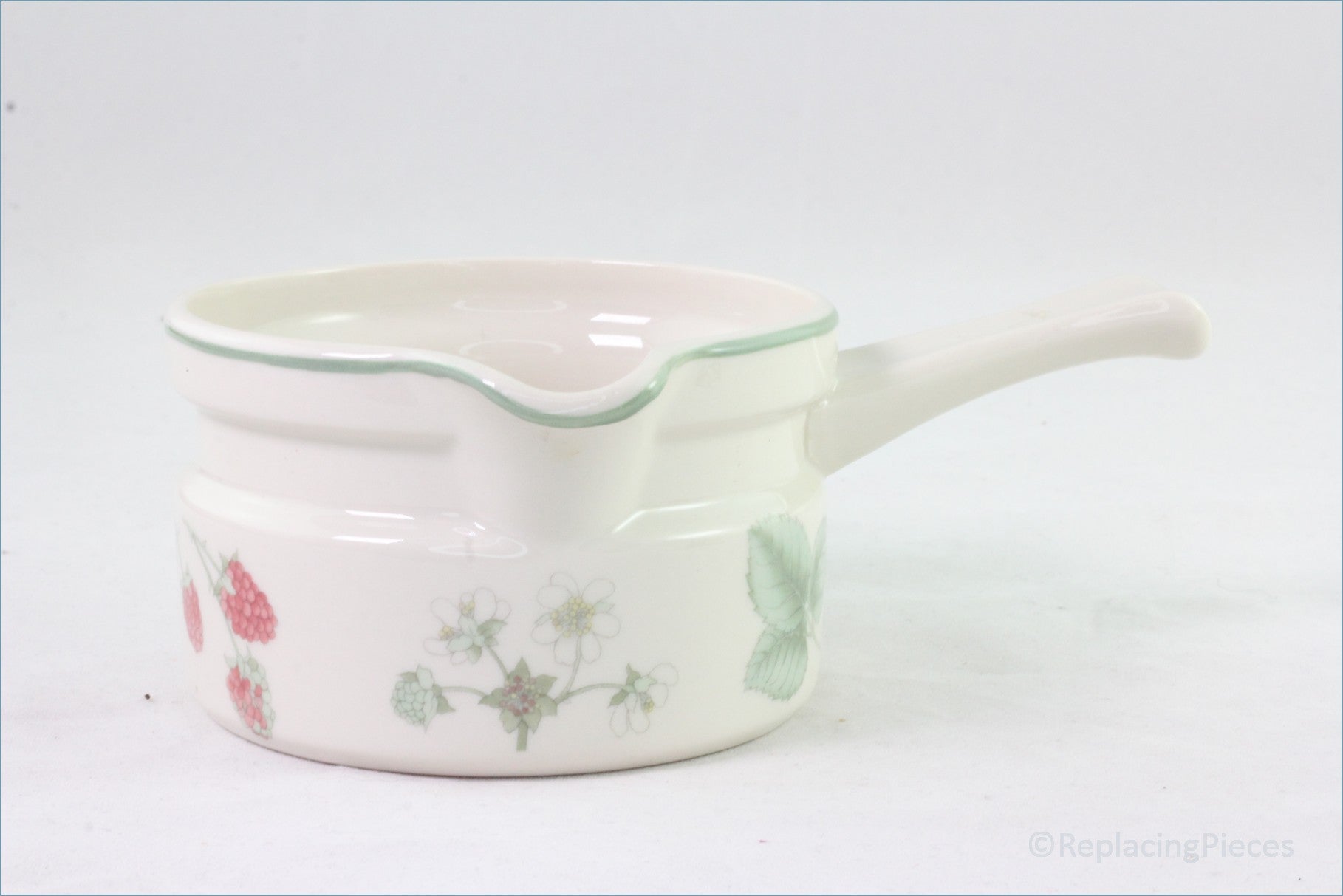 Wedgwood - Raspberry Cane - Gravy Boat