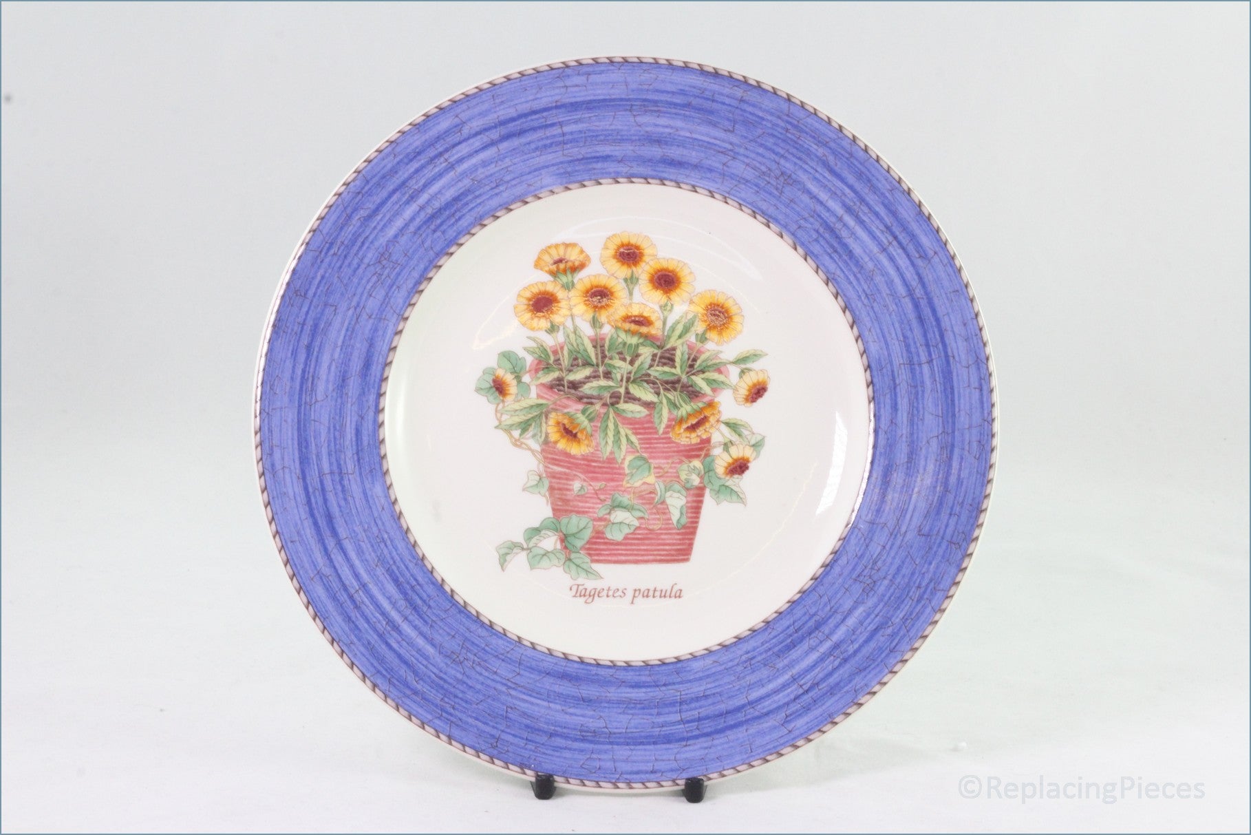 Wedgwood - Sarah's Garden (Blue) - 8 1/4" Salad Plate