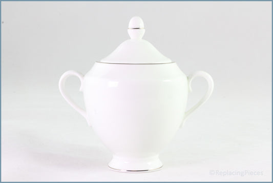 Wedgwood - Signet Platinum - Lidded Sugar Bowl