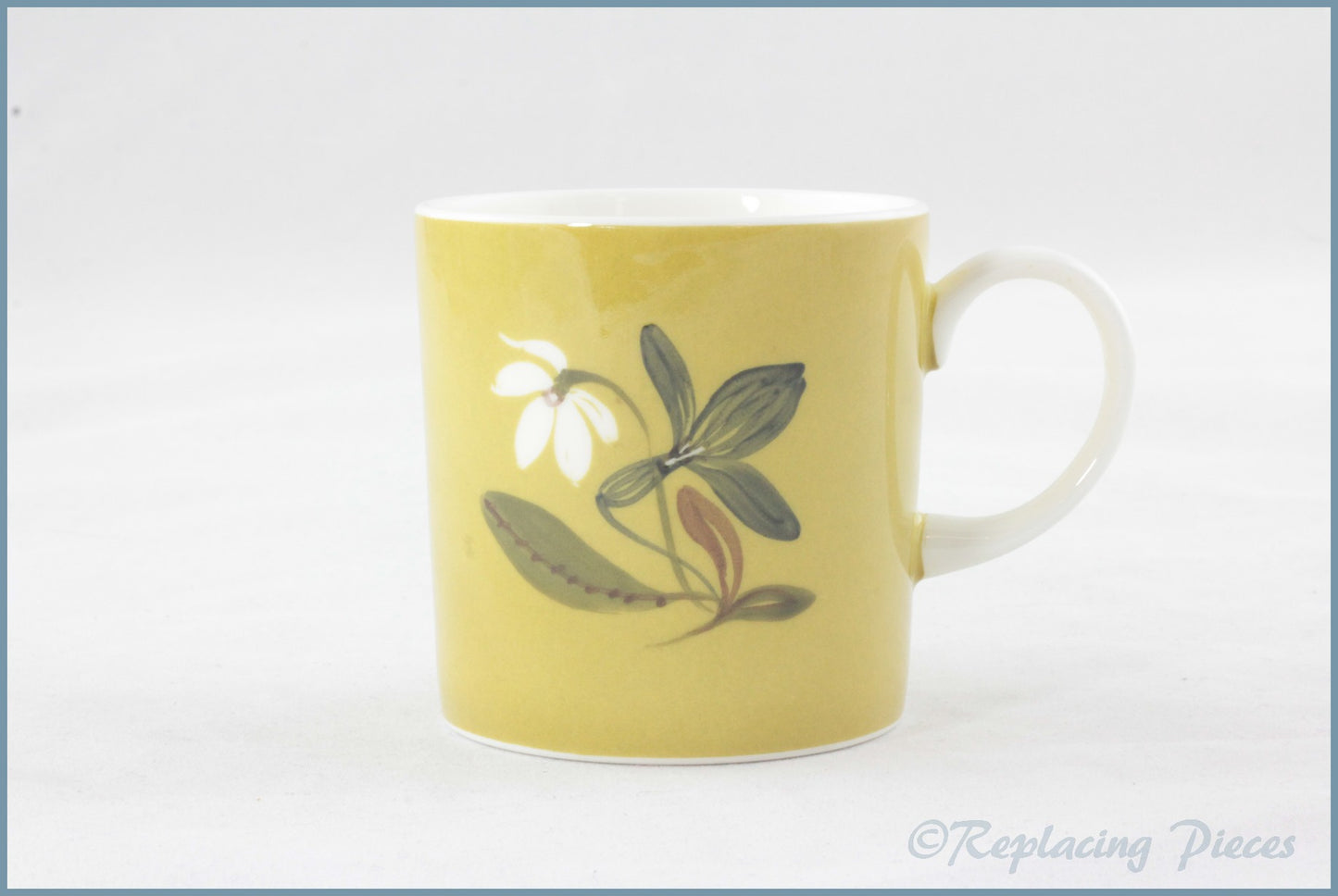 Wedgwood (Susie Cooper) - Flower Motif (Series B) - Coffee Can (Lime)