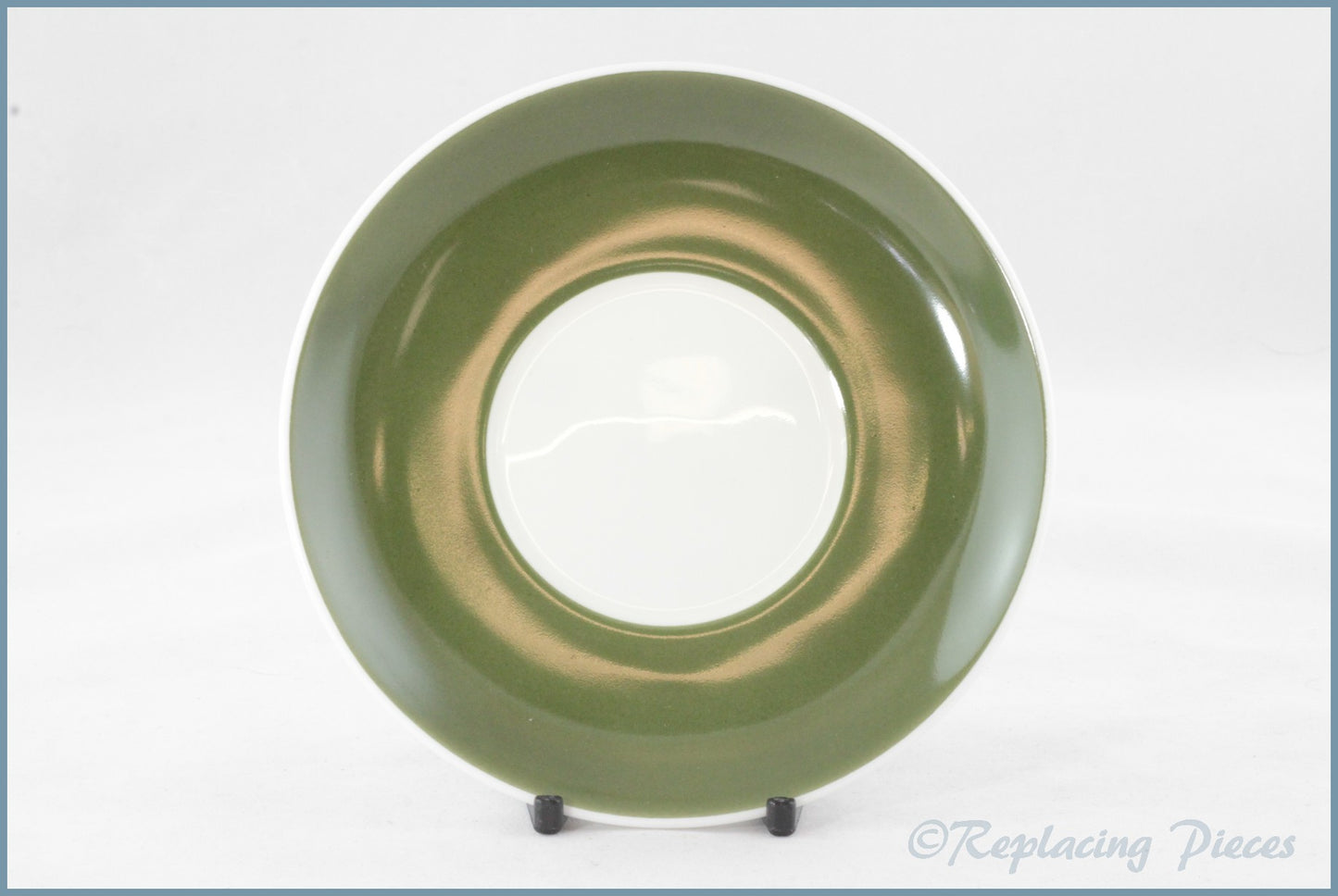 Wedgwood (Susie Cooper) - Flower Motif (Series B) - Coffee Saucer (Olive)