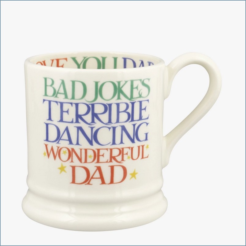 Emma Bridgewater - Rainbow Toast 'Wonderful Dad' - 1/2 Pint Mug