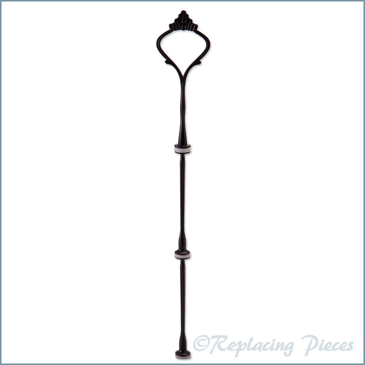 3 Tier - Ornate Handle Cake Stand Kit - Black