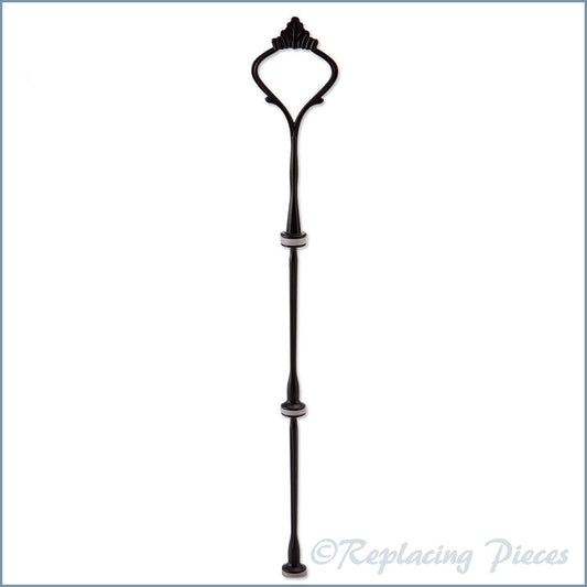 3 Tier - Ornate Handle Cake Stand Kit - Black