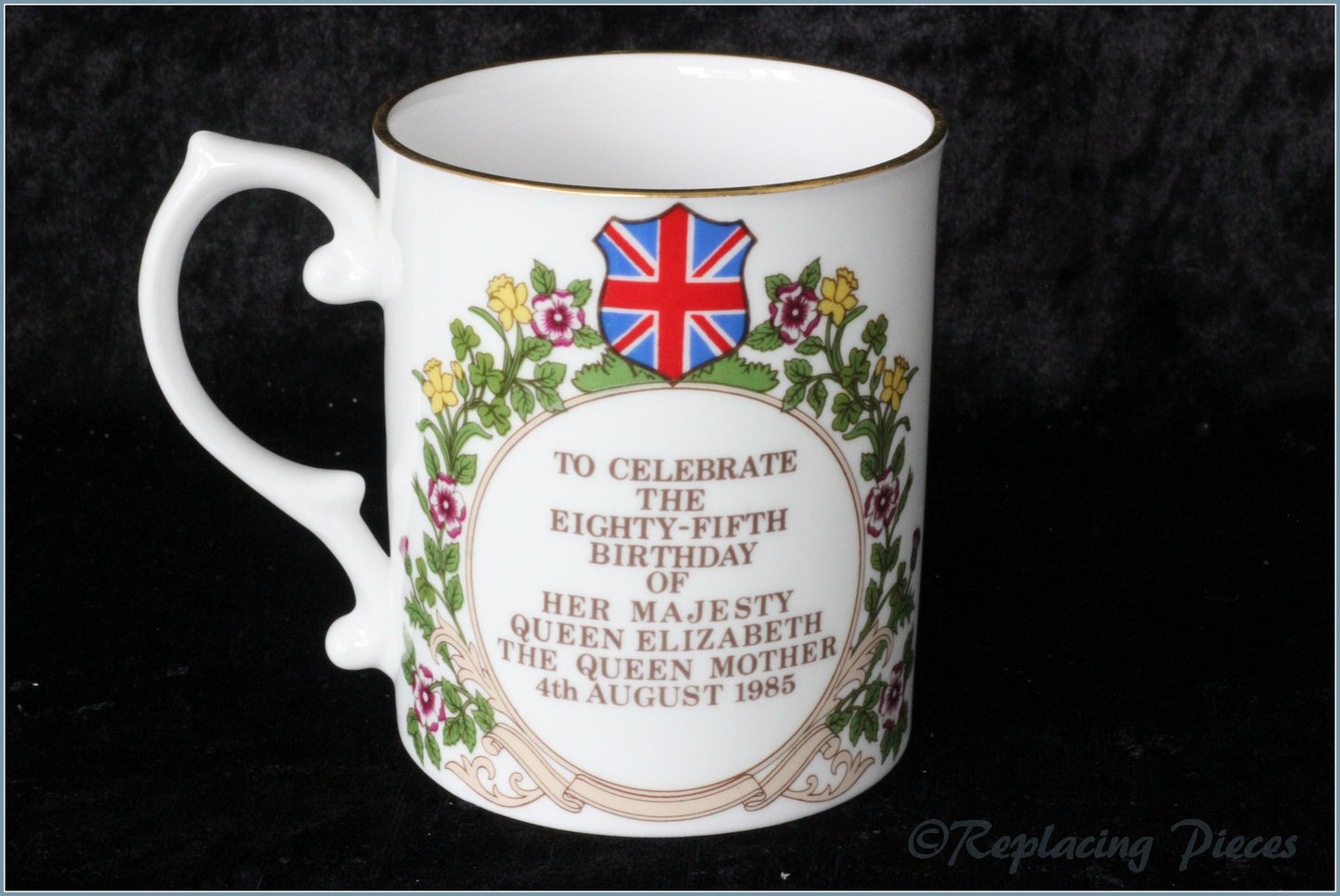 Caverswall - 85th Birthday Of The Queen Mother - Mug
