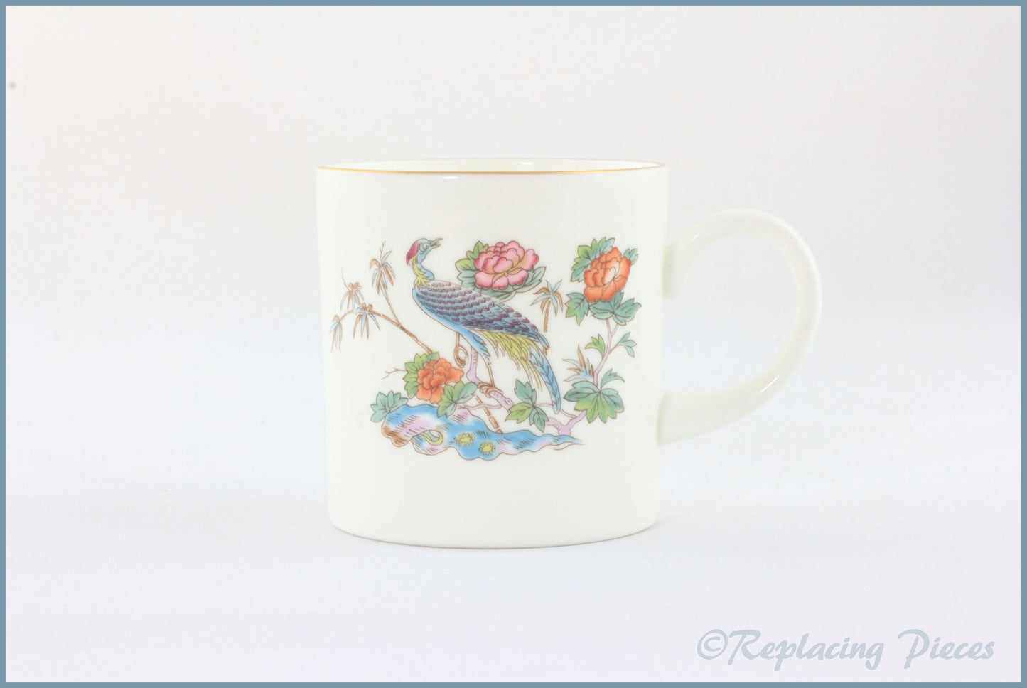 Wedgwood - Kutani Crane (Gold Edge) - Coffee Can (Large)