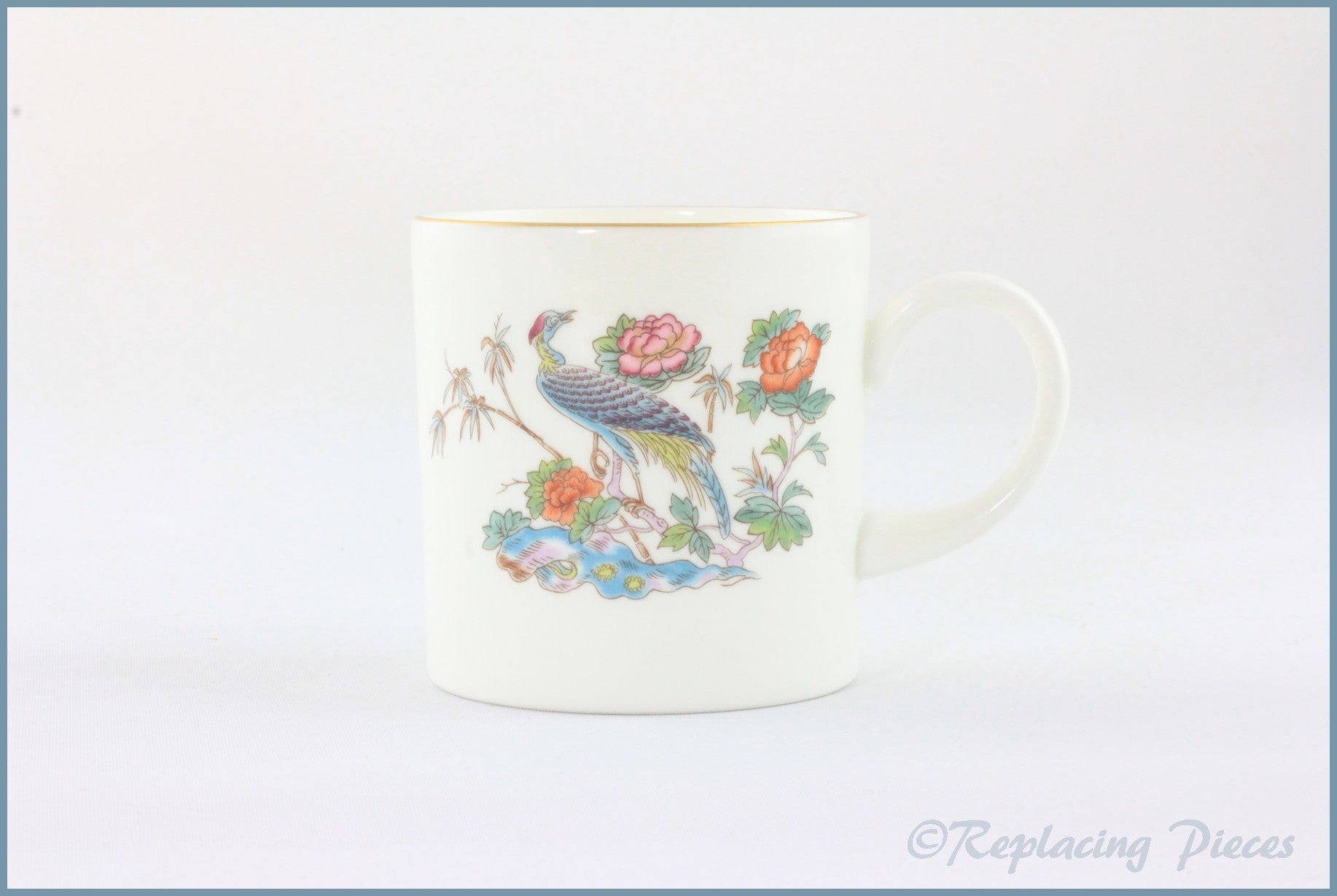 Wedgwood - Kutani Crane (Gold Edge) - Coffee Can (Large)