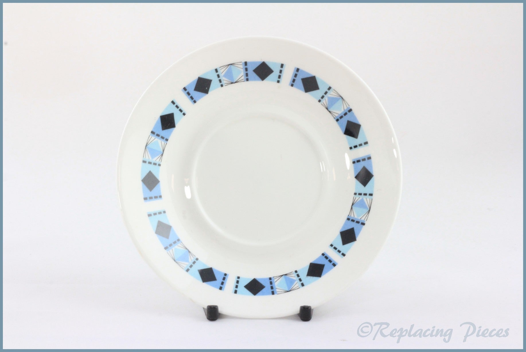 Royal Adderley - Masquerade - Coffee Saucer (Blue)