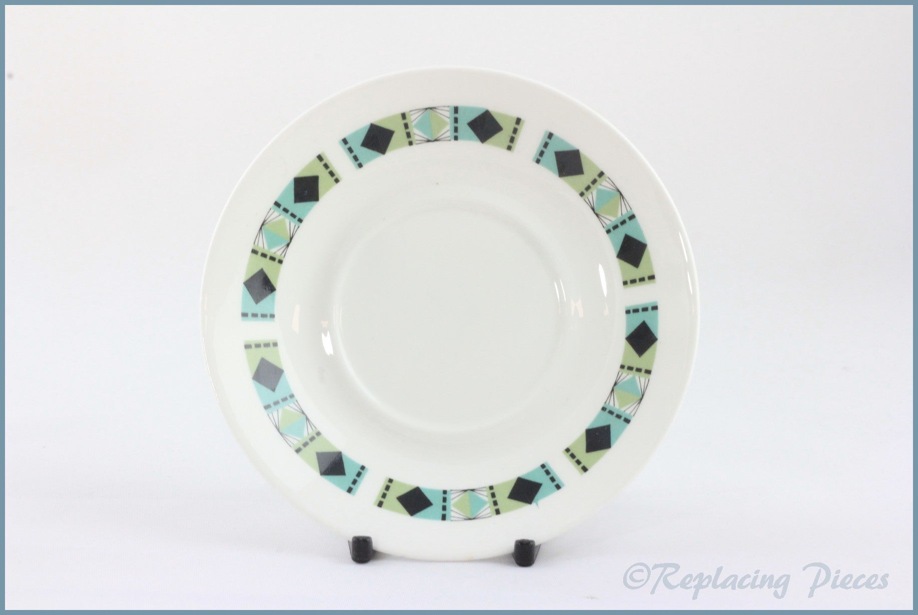Royal Adderley - Masquerade - Coffee Saucer (Green)