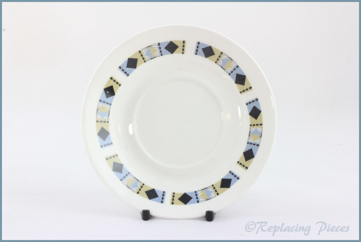 Royal Adderley - Masquerade - Coffee Saucer (Grey)